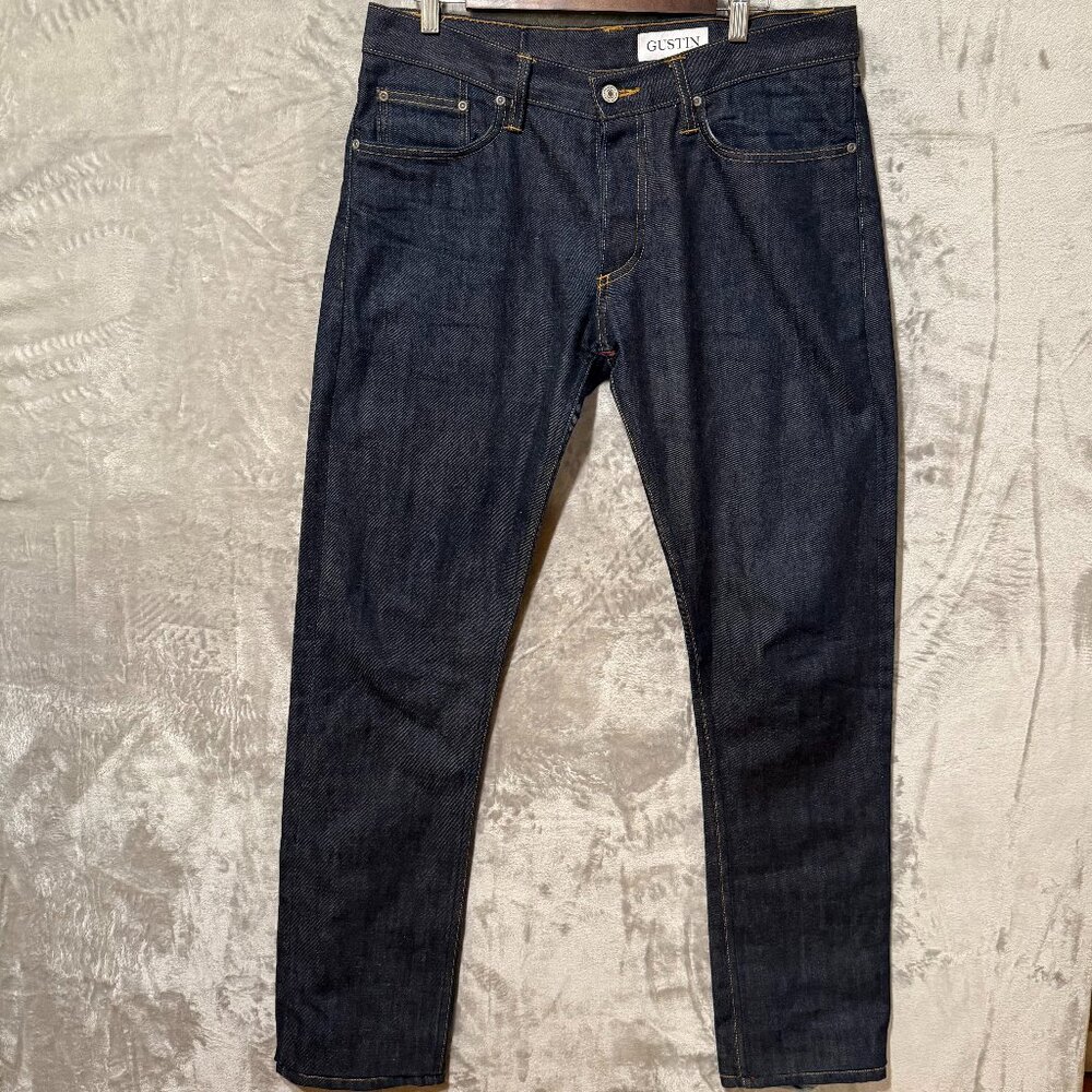 Gustin #220 Cone Golden State Slim Fit Raw Denim Jeans Men’s Size 35